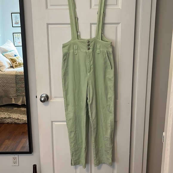 Anthropologie canvas pinafore jumpsuit - size 29 - Picture 5 of 6